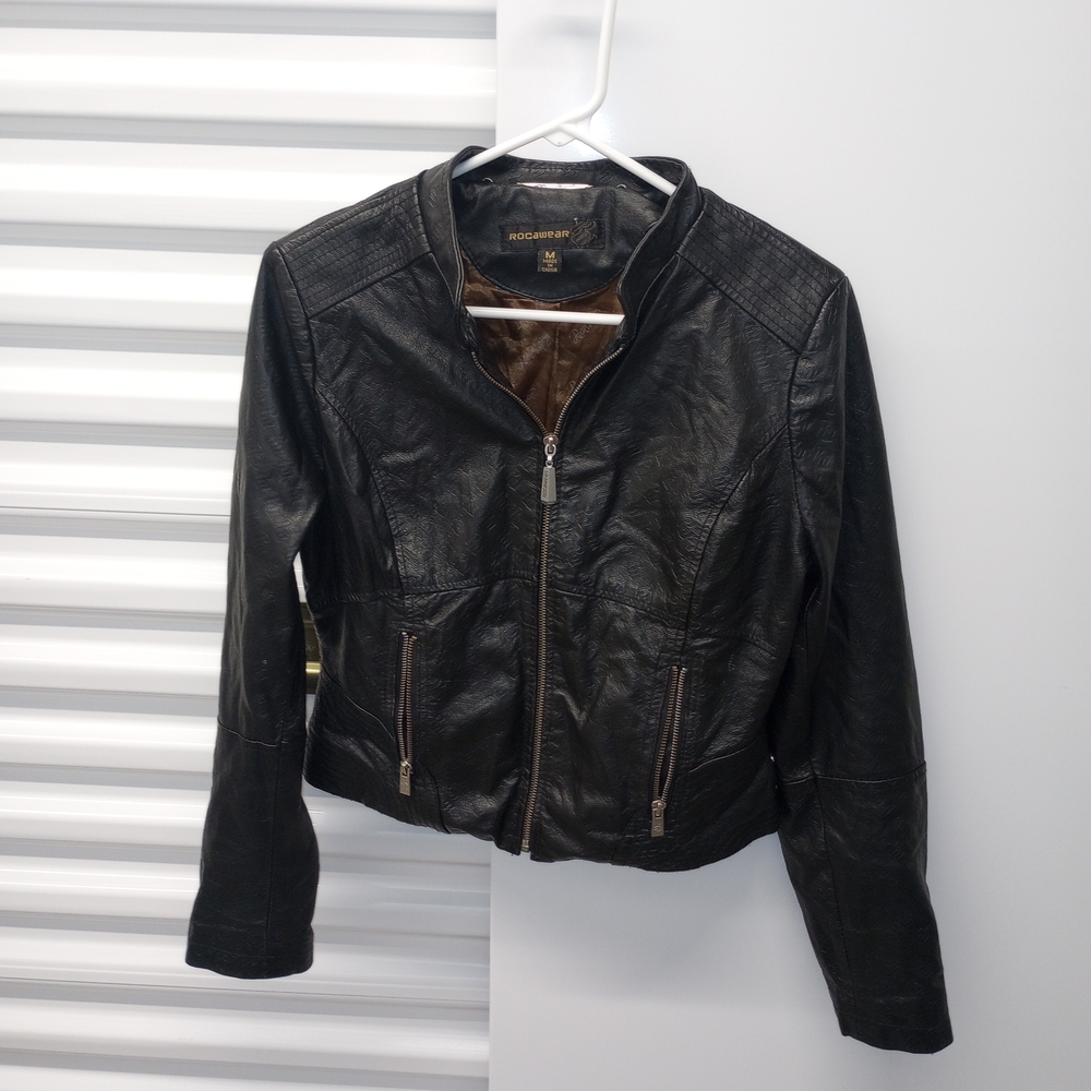 Rocawear Black Leather Jacket